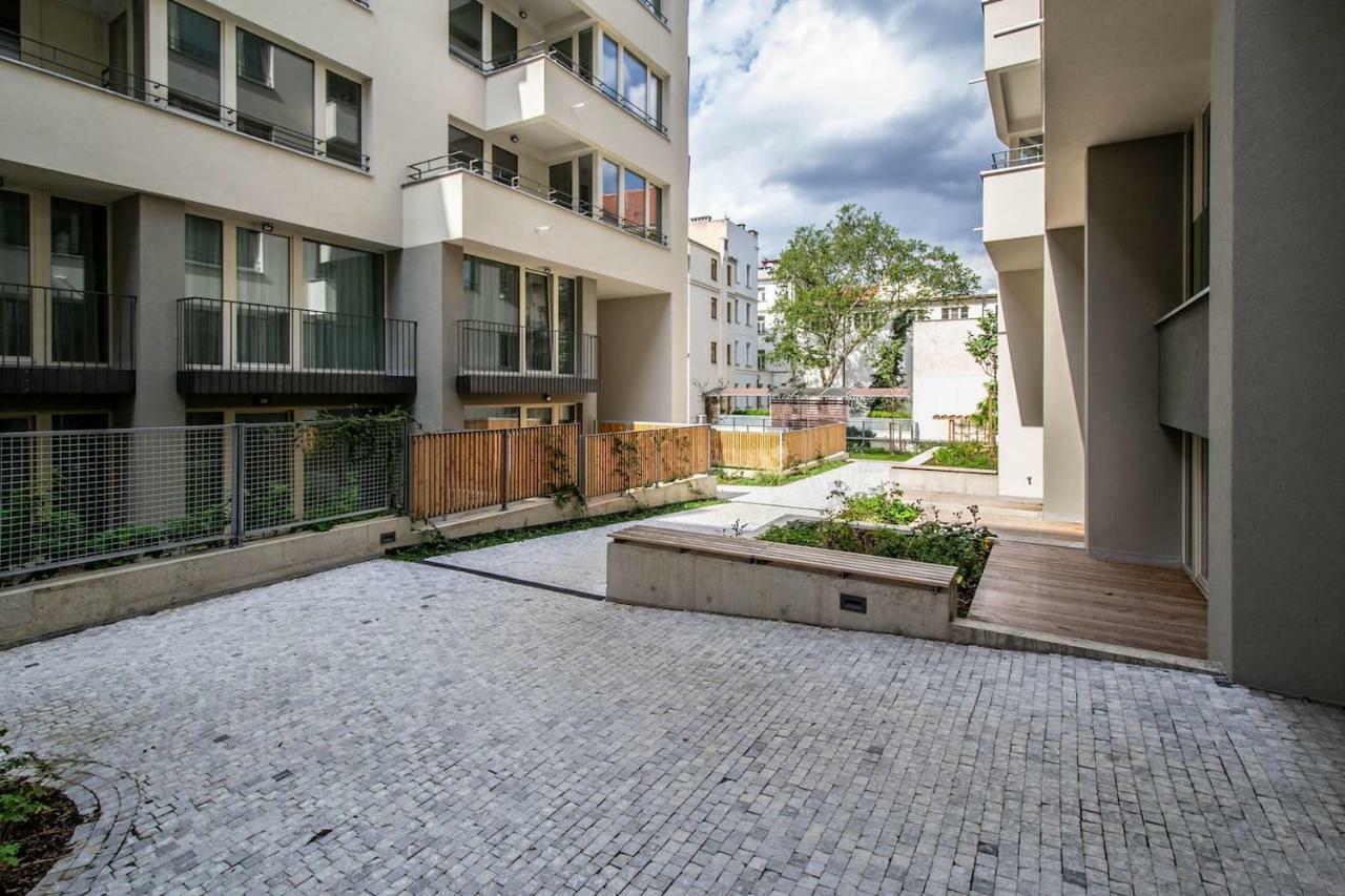 Design 3Bdr Apartment In Residence, Free Parking Prague Ngoại thất bức ảnh
